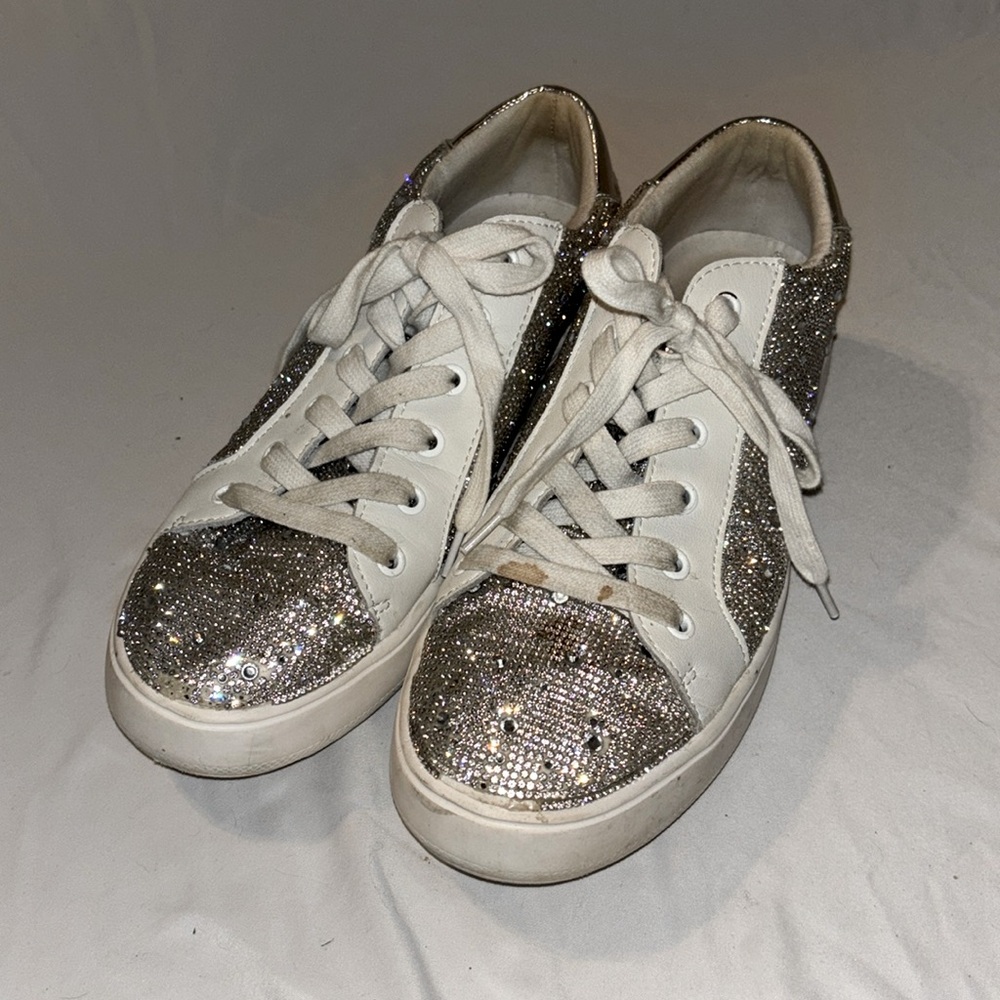 cute sparkly steve madden sneakers!